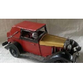 25 Oz. Antique Model 1950-60 Rolls Royce Cars (Red/Yellow) (15"x6"x6")